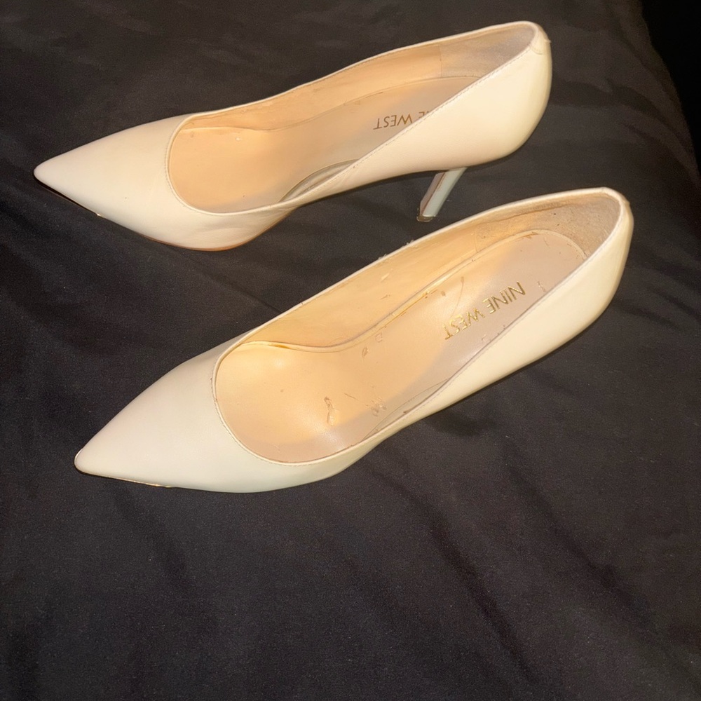 Nine West Women's Classic Cream Heels